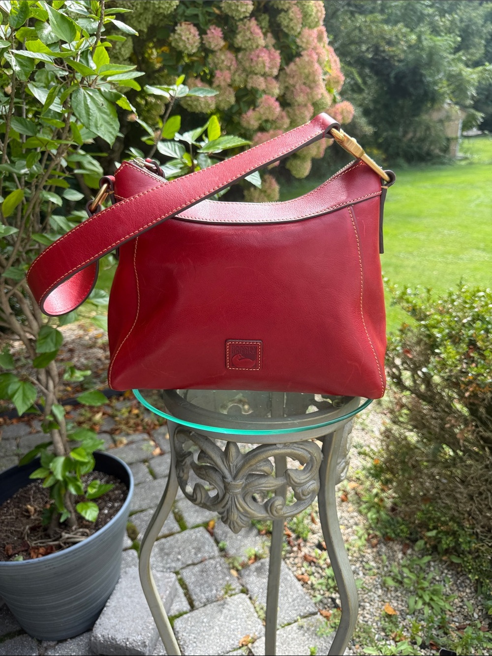 Dooney and Bourke large Cassidy Florentine hobo